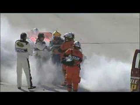 McDowell Wreck Crash Qualifying Texas Motor Speedway