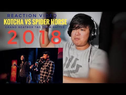 REACTION | KOTCHA vs SPIDER HORSE | Grand Beatbox TAG TEAM Battle 2018 | FINAL