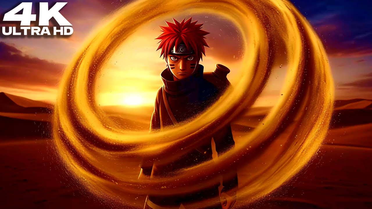 Gaara Live Wallpaper | 4K Ultra HD Anime Animated Background