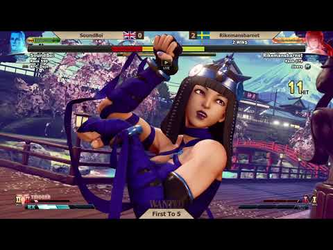 SFV BOMBOS! SoundBoi (Cody) vs Rikemansbarnet (Menat) FT5 - WANTED SFV Ep32