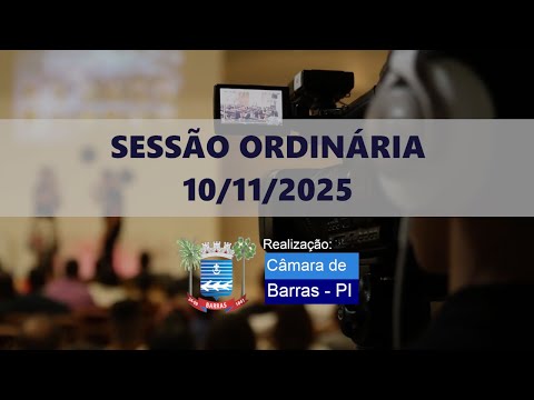 SESSÃO ORDINÁRIA 10/11/2025