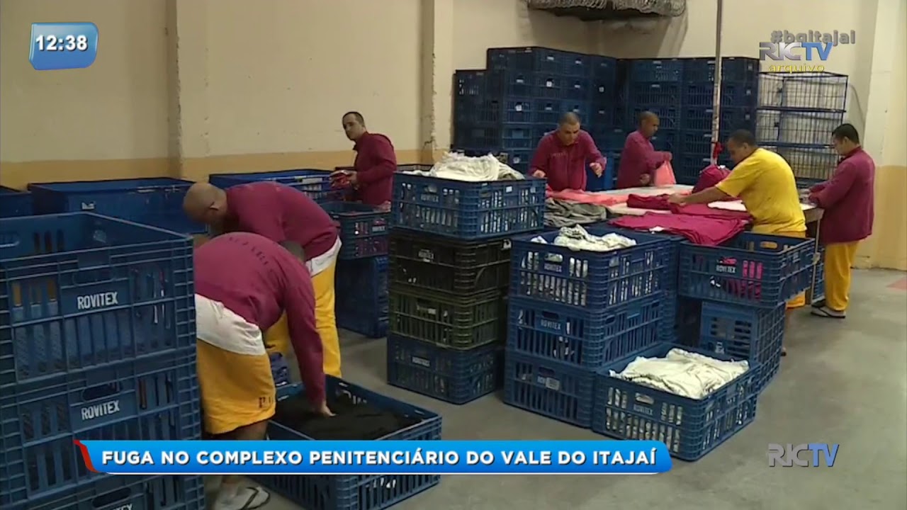 Detentos fogem do Complexo Penitenciário do Vale do Itajaí