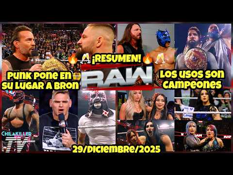 THE USOS ARE CHAMPIONS! | WWE RAW | December 29, 2025 | SUMMARY AND RESULTS