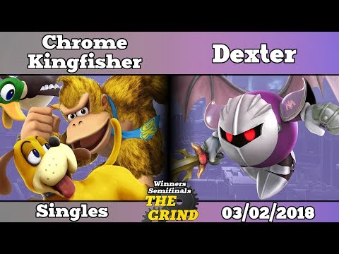The Grind 16 Chrome KingFisher (Donkey Kong, Duck Hunt) vs Dexter (Meta Knight) Winners Semifinals