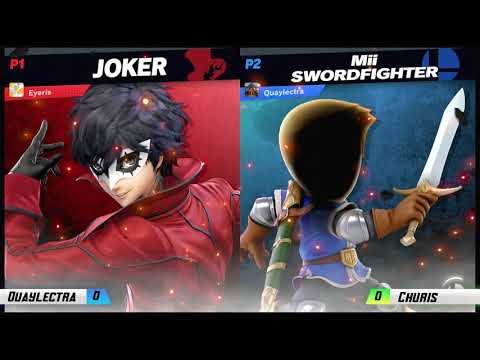 Eyeris (Joker) vs Quaylectra (Mii Swordfighter) - SSB India June 3
