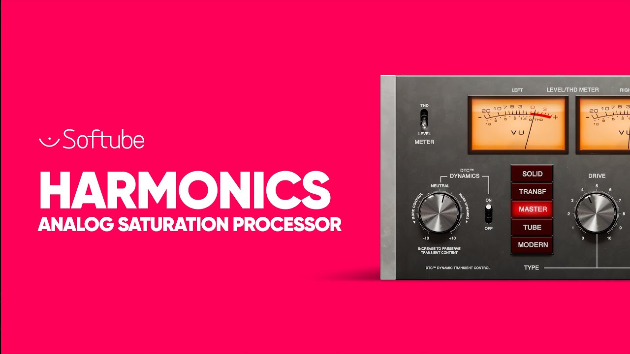 Harmonics Analog Saturation Processor â€“ Softube - YouTube