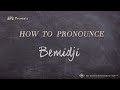 How to Pronounce Bemidji (Real Life Examples!)