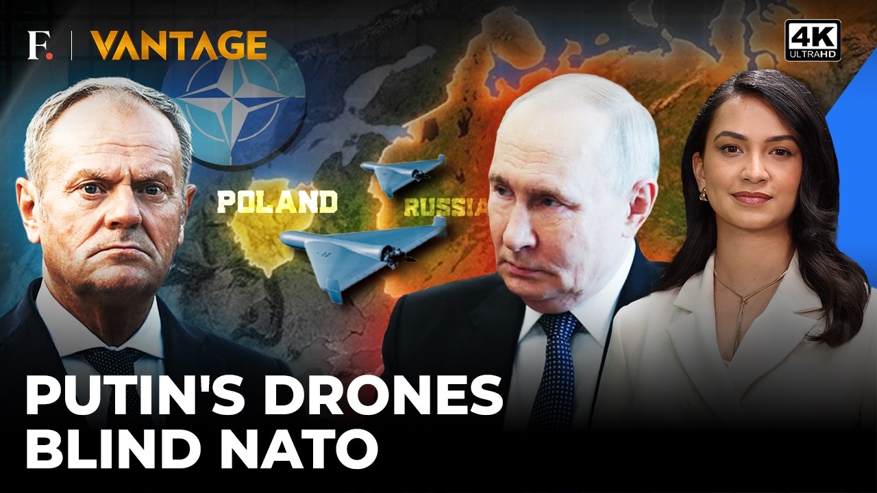 Putin's Drones Wreak Havoc in NATO, Will Russia 'Attack' Poland? | Vantage on Firstpost | 4K