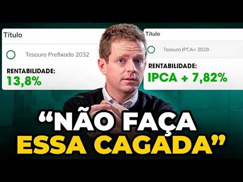 TESOURO IPCA+ 7,8% ou PREFIXADO de 13,8%: QUAL RENDE MAIS?