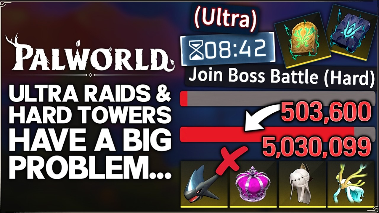 Palworld 1.0 Has a BIG Problem... - Ultra Raids, Hard Mode Towers & Endgame - Updated to Come?