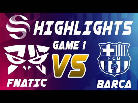 Fnatic vs Barcelona Game 1 Highlights - LEAGUE OF LEGENDS - SUPERLIGA - PLAYOFFS