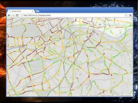 Mapbox/Leaflet Opendata: Great London Area, districts, traffic and transit