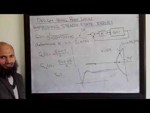 LCS 35 - Root locus based design of PI controller to remove steady state error