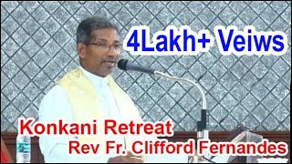Konkani Retreat - Rev Fr. Clifford Fernandes at Stella Maris Church, Kalmady, Udupi video