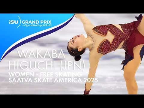 Wakaba HIGUCHI | Women Free Skating | Saatva Skate America 2025 | #GPFigure