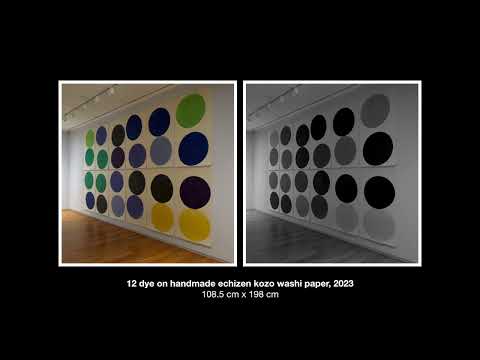 An audio description introduction to the exhibition Richard Gorman: Living Through Paint(ing)