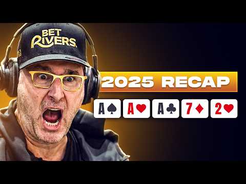 Le 20 mani di poker più folli del 2025