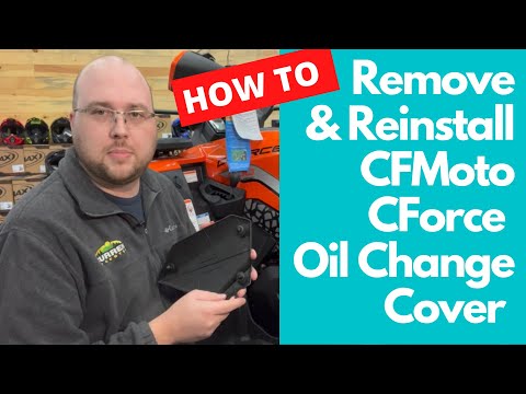 CFMOTO CForce Oil Filter Plastic Cover Removal and Installation