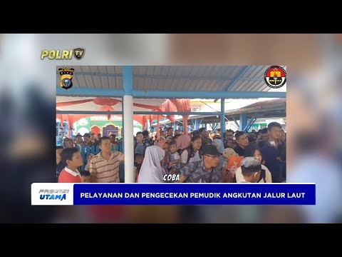 POLRES KEP MERANTI PENGAMANAN ARUS MUDIK