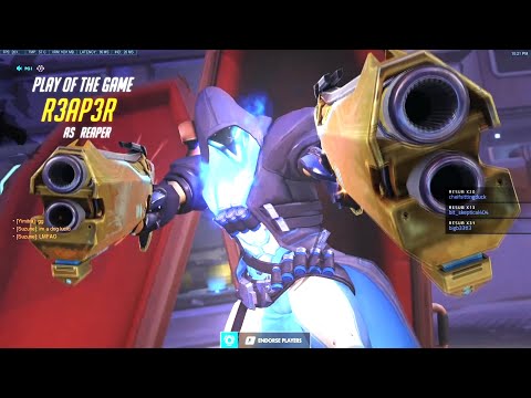 Spirit Best Reaper in the World - POTG! [ Overwatch Season 26 Top 500 ]