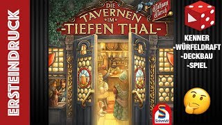 Ersteindruck: Die Tavernen im Tiefen Thal - (Wolfgang Warsch, Schmidt Spiele 2019)