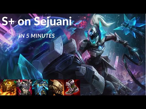 How to get an S+ on Sejuani in 5 minutes | League of Legends @Mightofpeen