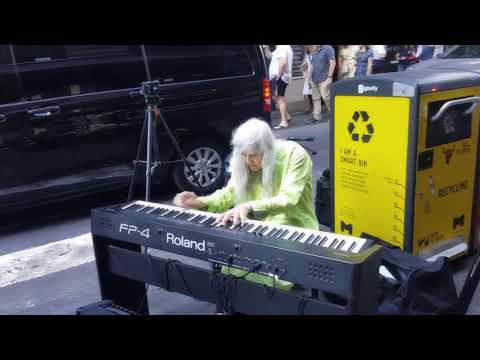 Street Pianist Natalie Trayling - 'You Asked for Me'. (Original composition).