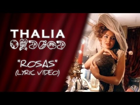 Thalia - Rosas (Oficial - Letra / Lyric Video) 25th Anniversary