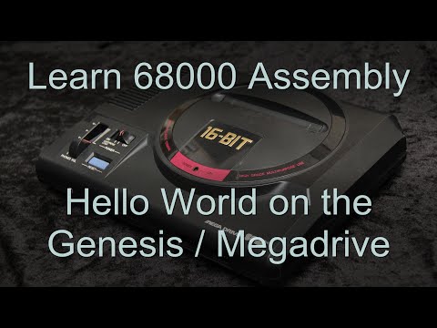 Lesson H5 - Hello World on the Genesis / Megadrive