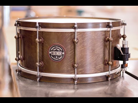 Ebenor Percussion | Antique brass collection snare 14x6.5