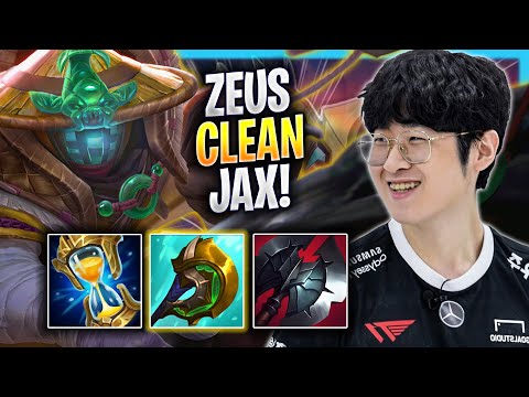 ZEUS IS SO CLEAN WITH JAX! - T1 Zeus Plays Jax TOP vs K'sante! | Season 2023