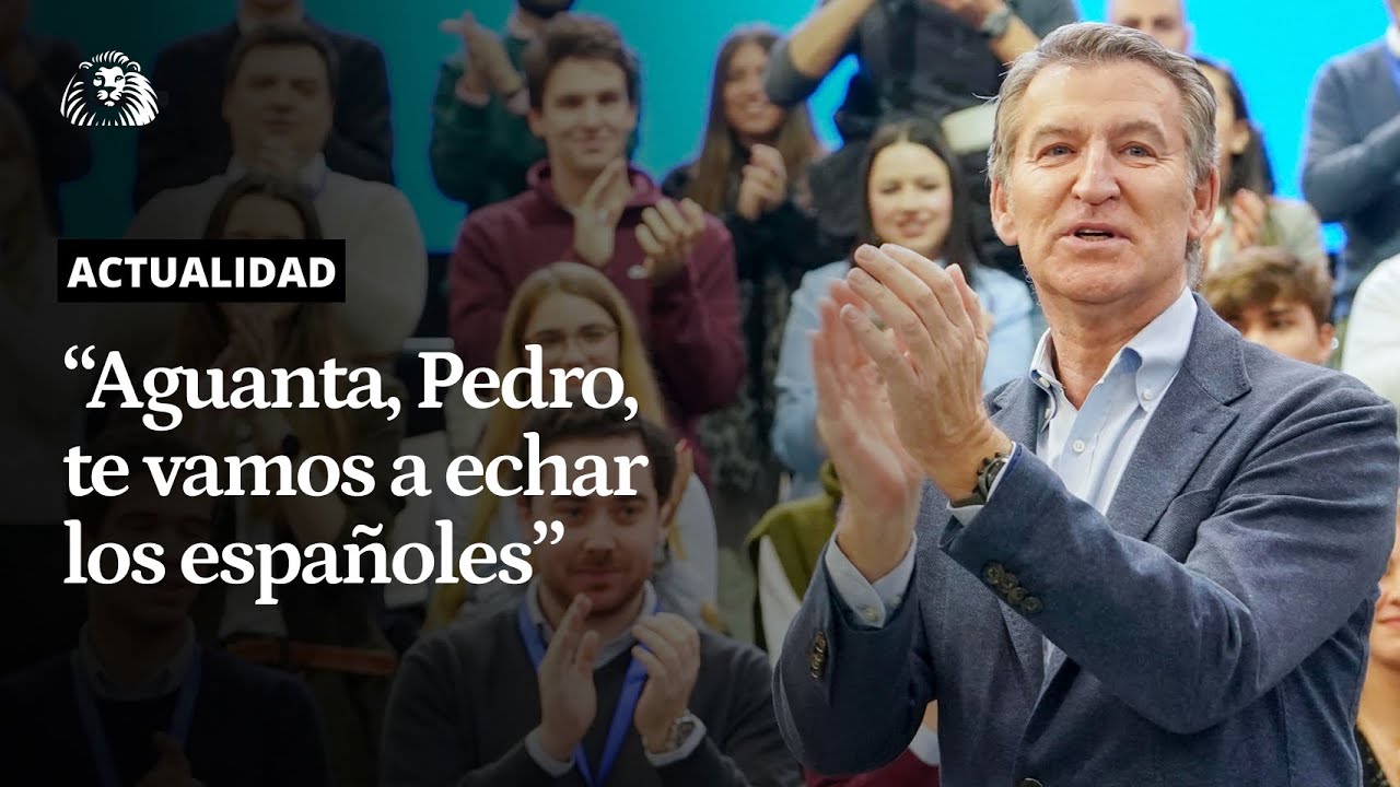 POLÍTICA | Feijóo ironiza con Sánchez: "Aguanta, Pedro, porque te vamos a echar los españoles"