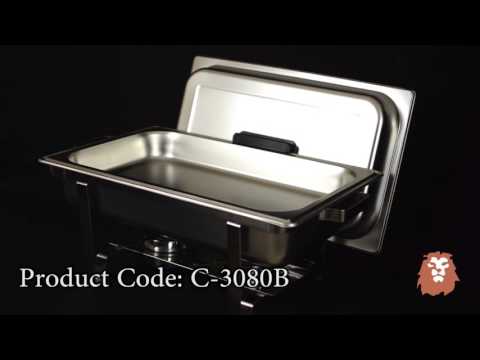 Stainless Steel Winco Chafer Demo by LionsDeal.com