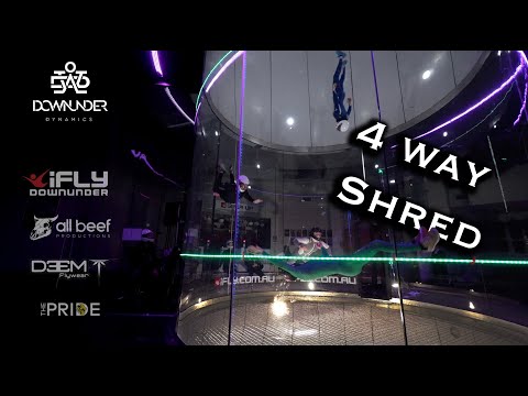 4 way Jam session at Ifly Downunder - 16ft tunnel