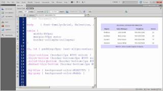 Formatting Data Tables with CSS - Part 4