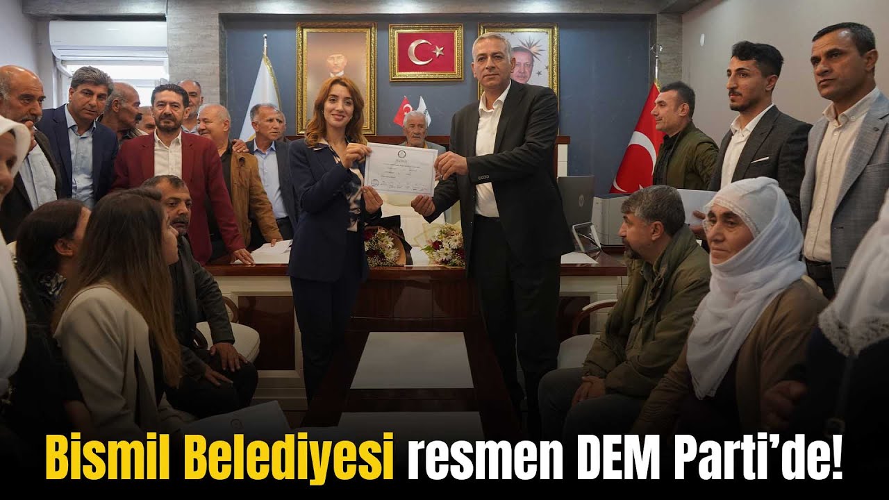 Bismil Belediye Eşbaşkanları mazbatalarını aldı - Bismil Haber