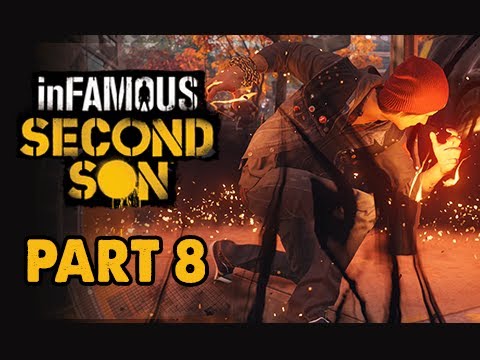 inFamous: Second Son Walkthrough Part 8 - Chasing the Light (PS4 1080p Commentary)
