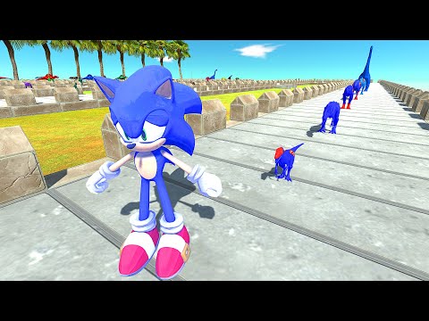 NEW UPDATE | SONIC DEATH RUN - Animal Revolt Battle Simulator