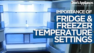 Best Fridge & Freezer Temperature Settings — Learn Here