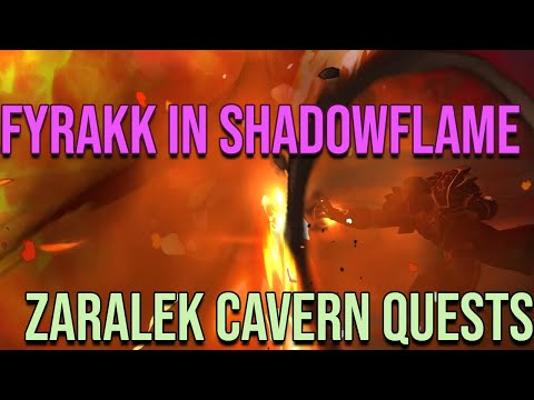 Fyrakk in Shadowflame and Sabellian's Preparation Zaralek Cavern Quests - WoW Dragonflight
