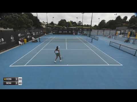 Hon Priscilla v Sema Erika - W25 Burnie (incomplete)