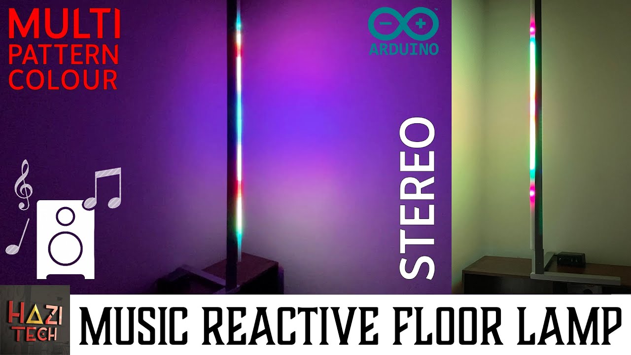 DIY Music Reactive Corner Lamp YouTube thumbnail