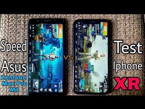 Iphone XR Vs Asus Zenfone Max Pro M1 Speed Test 2019