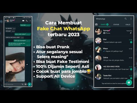 Cara Membuat Fake Chat WhatsApp | WhatsMock PRO