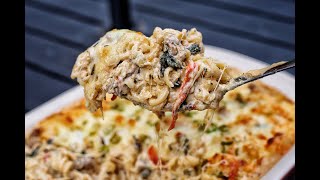 CHEESESTEAK PASTA BAKE RECIPE | THIS ONE YOU HAVE TO TRY!!