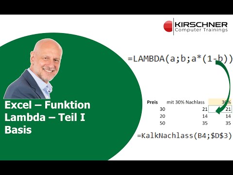 Excel-Funktion LAMBDA Teil I  – Ein Gamechanger für das Erstellen eigener Funktionen