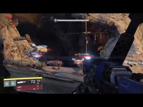 Destiny gameplay PS4 HD walkthrough Level 24, Strike Playlist, Vanguard Tiger, Headlands, Venus