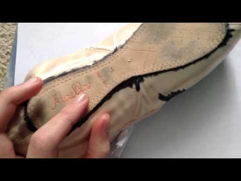 Dyeing your pointe shoes w/ permanent marker