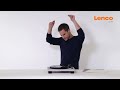 Lenco LS 5 Platine Vinyle Avec Haut Parleurs Intégrés Gris