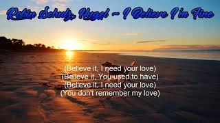 ROBIN SCHULZ &amp; HUGEL - I BELIEVE I'M FINE  [lyrics][audio hq]